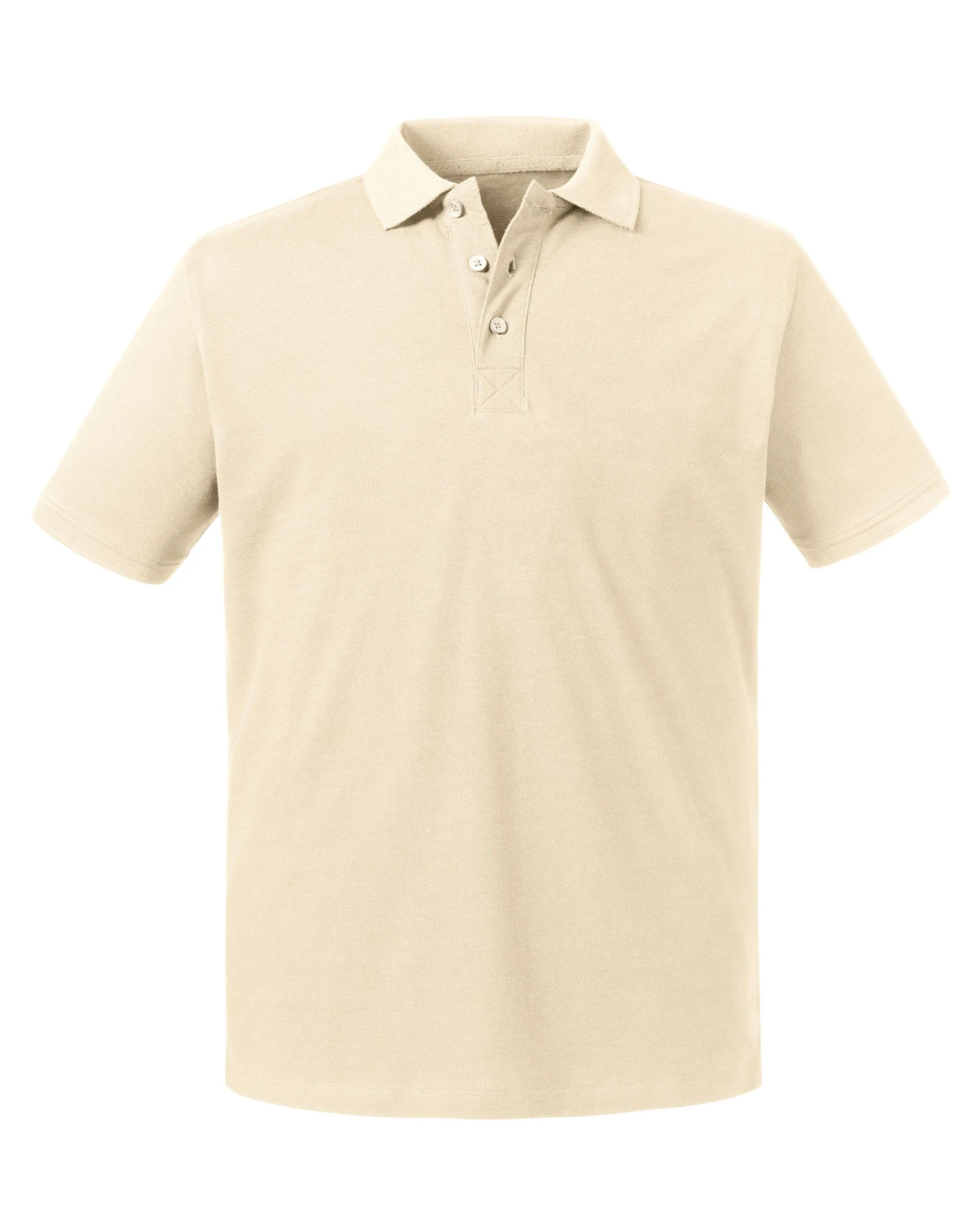 Russell Pure Organic Mens Polo 2 Russell Pure Organic Mens Polo - Image 2