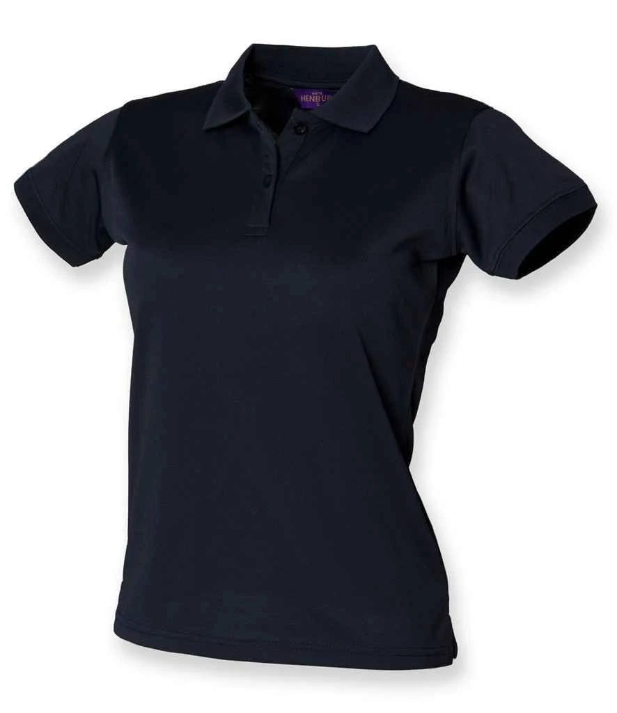 Henbury Ladies Coolplus Wicking Piqué Polo Shirt 13 Henbury Ladies Coolplus Wicking Piqué Polo Shirt - Image 13