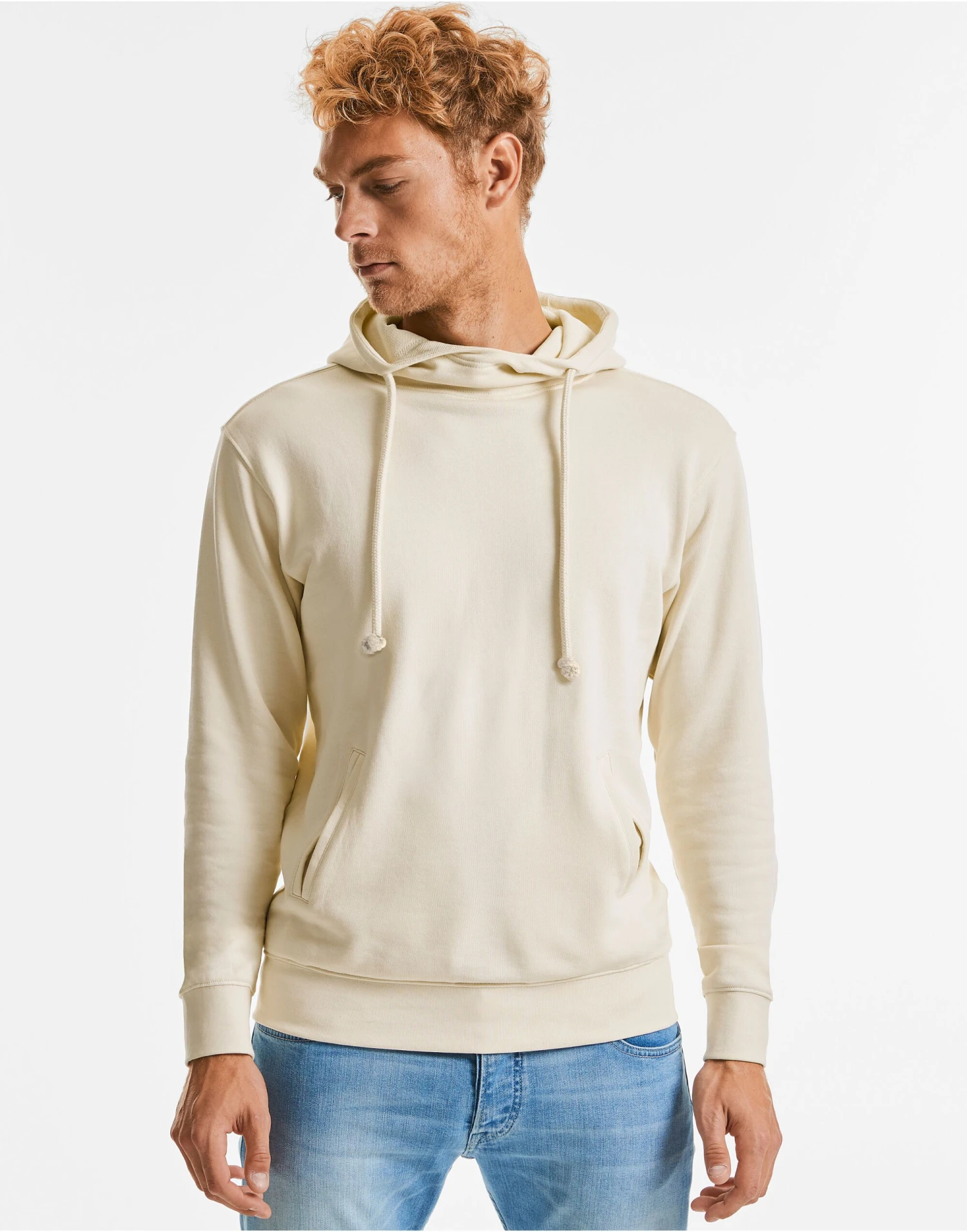 Russell Pure Organic High Collar Hooded Sweat 3 Russell Pure Organic High Collar Hooded Sweat - Image 3