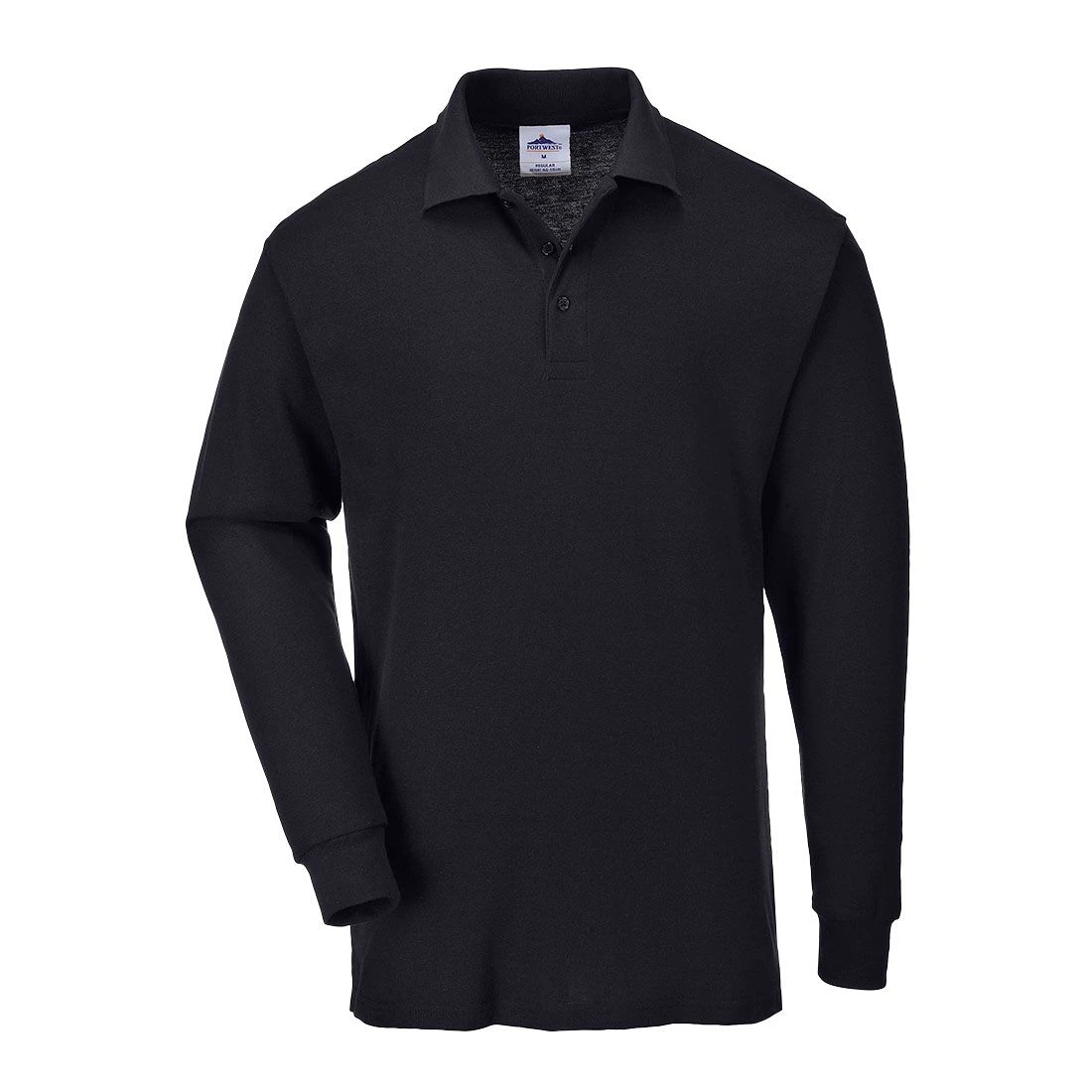 Portwest Genoa Long Sleeved Polo Shirt 2 Portwest Genoa Long Sleeved Polo Shirt - Image 2