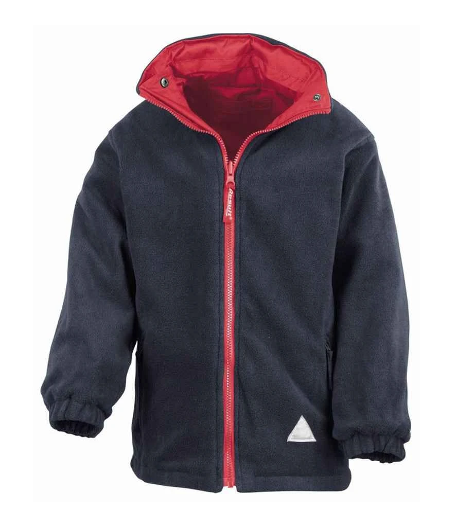 Result Kids Reversible StormDri 4000 Fleece Jacket 3 Result Kids Reversible StormDri 4000 Fleece Jacket - Image 3