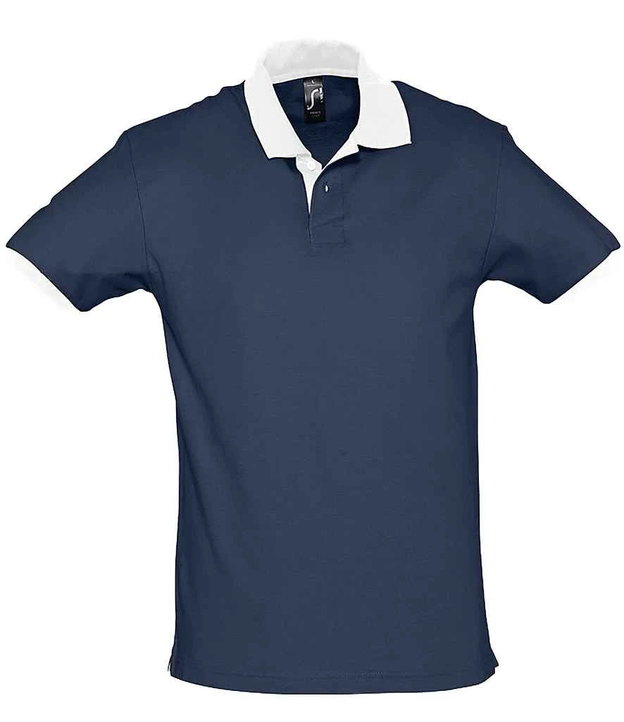 SOL'S Sols Prince Contrast Cotton Piqué Polo Shirt 4 SOL'S Sols Prince Contrast Cotton Piqué Polo Shirt - Image 4