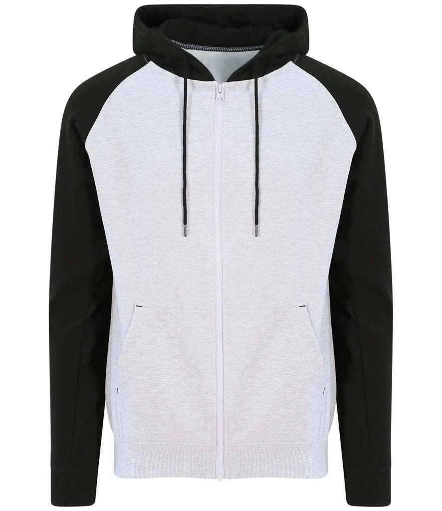 Just Hoods Awdis Baseball Zoodie 1 Just Hoods Awdis Baseball Zoodie