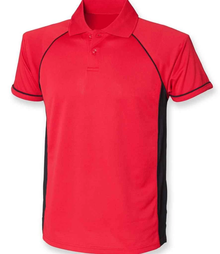 Finden + Hales Performance Panel Polo Shirt 2 Finden + Hales Performance Panel Polo Shirt - Image 2