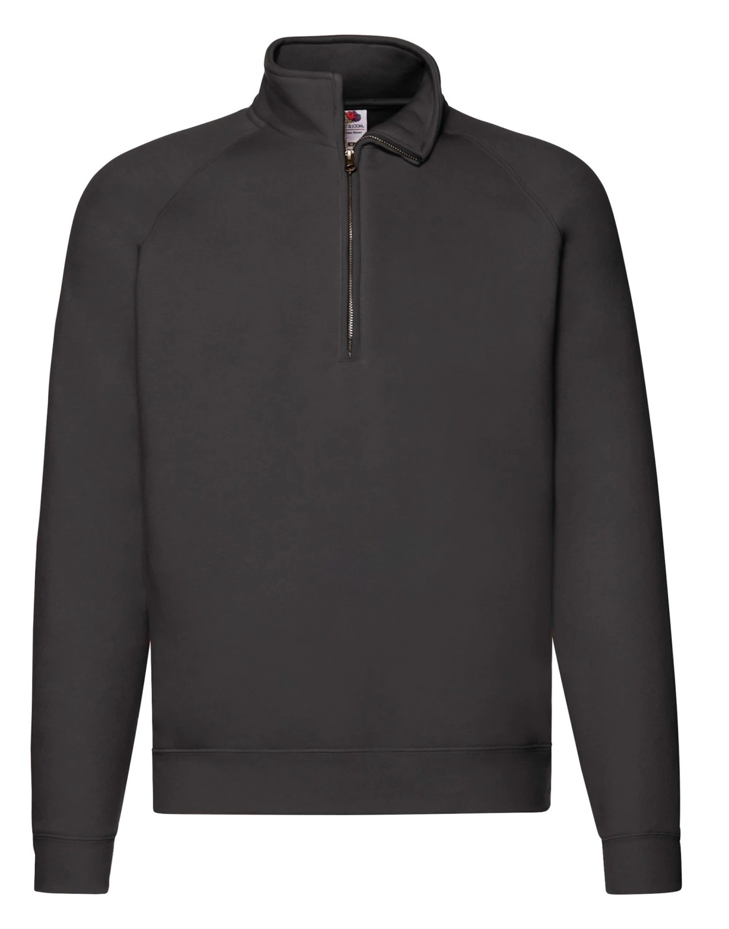 Fruit Of The Loom Mens Premium Zip Neck Sweat 1 Fruit Of The Loom Mens Premium Zip Neck Sweat