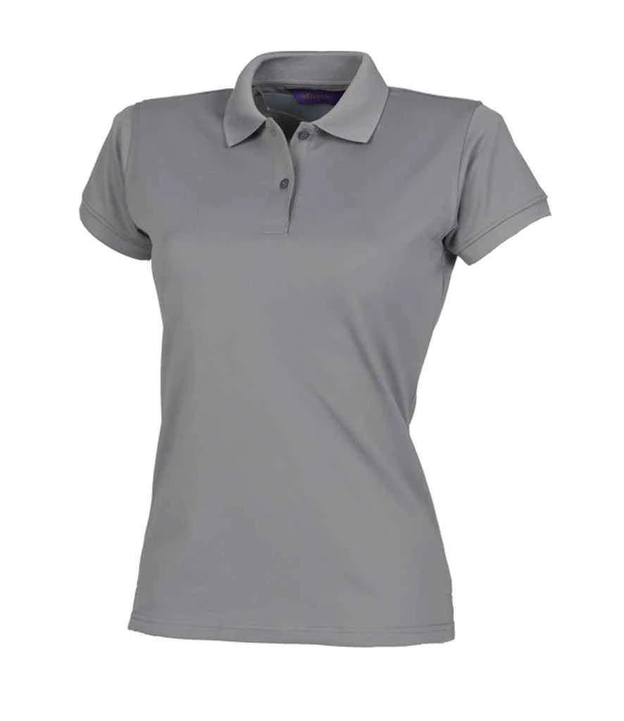 Henbury Ladies Coolplus Wicking Piqué Polo Shirt 10 Henbury Ladies Coolplus Wicking Piqué Polo Shirt - Image 10