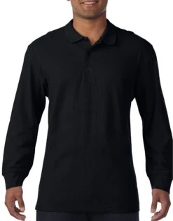 Gildan Premium Cotton® Adult Long Sleeve Double Piqué Polo