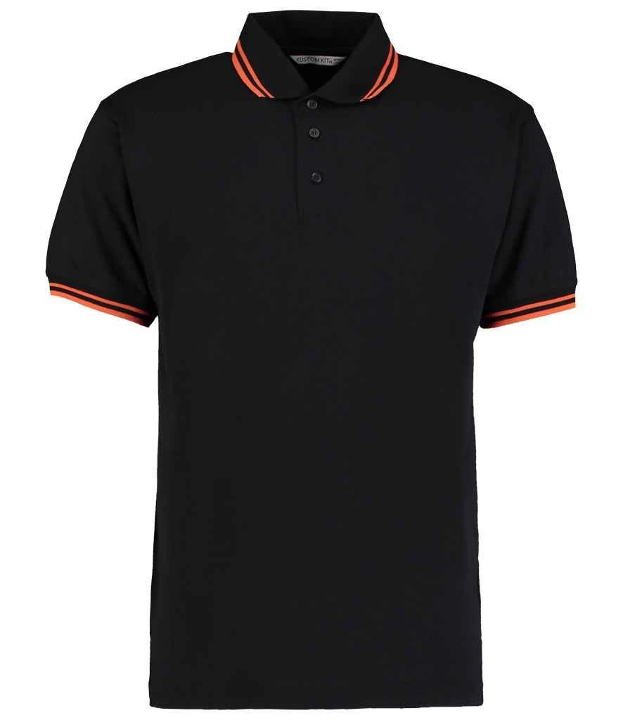 Kustom Kit Classic Fit Tipped Collar Polo 3 Kustom Kit Classic Fit Tipped Collar Polo - Image 3