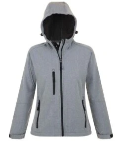 SOL'S Sols Ladies Replay Hooded Soft Shell Jacket -Portwest || SOL'S || RUSSELL Shop 498fa1c955c54dc7ca5d46df38b016f5466c75f84ae74bcfa4fad261c37d4be2
