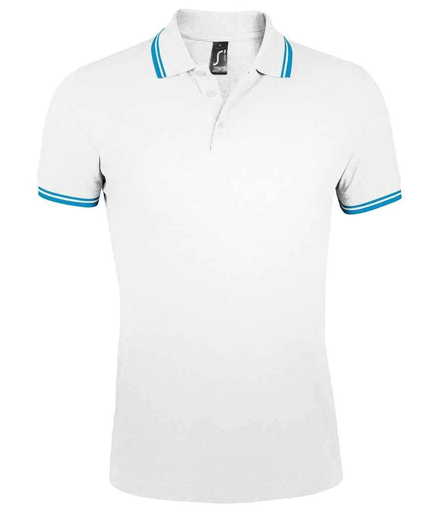 SOL'S Sols Pasadena Tipped Cotton Piqué Polo Shirt 10 SOL'S Sols Pasadena Tipped Cotton Piqué Polo Shirt - Image 10