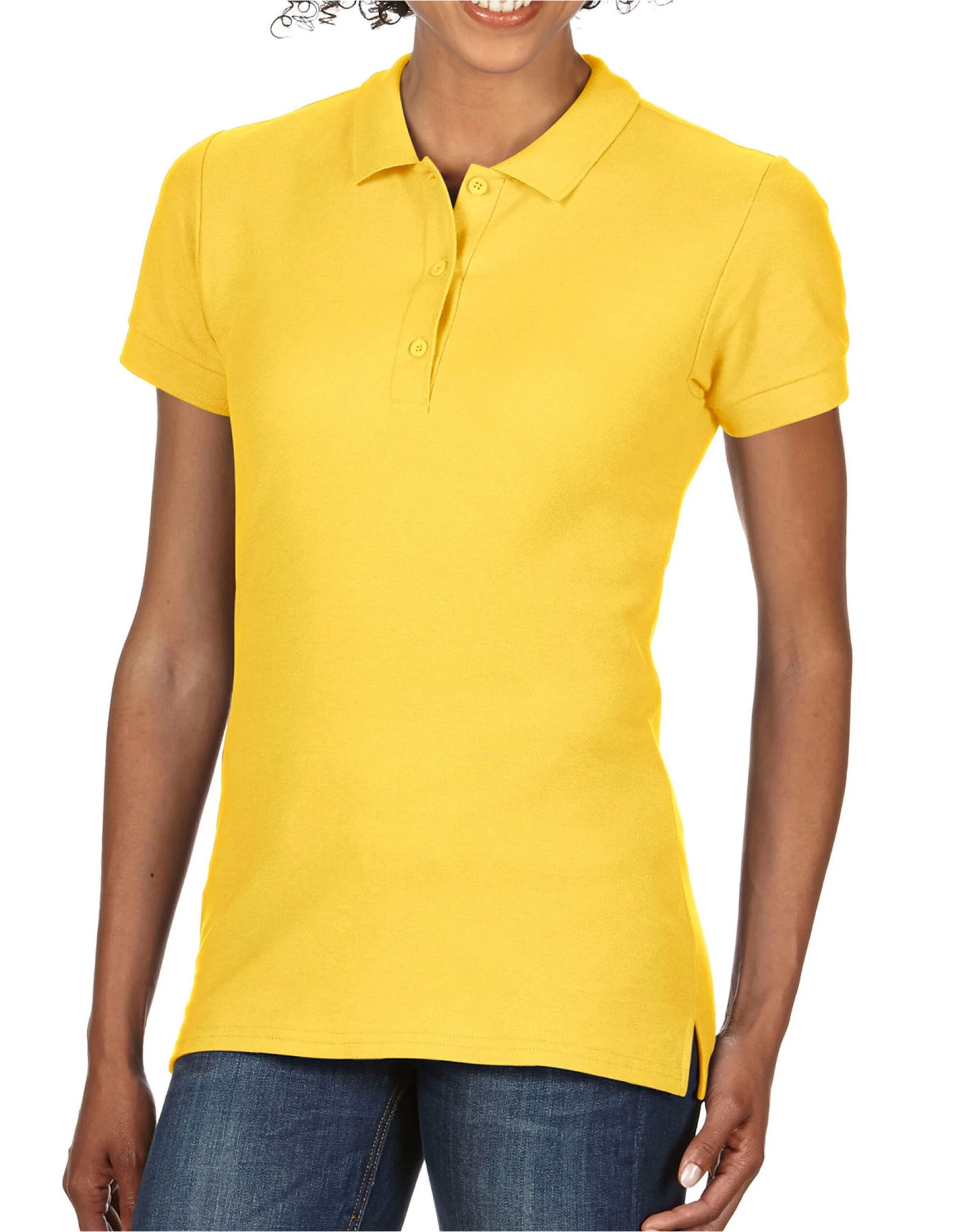 Gildan Premium Cotton® Ladies' Double Piqué Polo 9 Gildan Premium Cotton® Ladies' Double Piqué Polo - Image 9