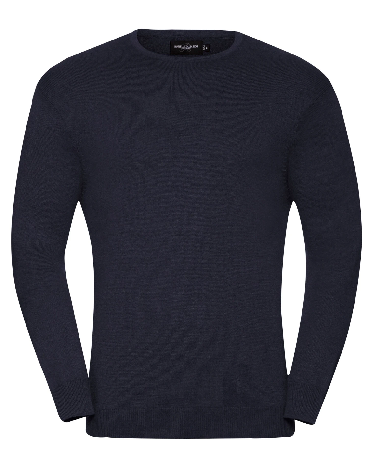 Russell Collection Mens Crew Neck Knitted Pullover 2 Russell Collection Mens Crew Neck Knitted Pullover - Image 2