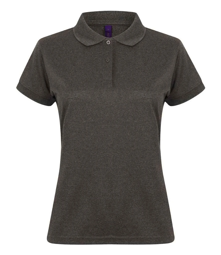 Henbury Ladies Coolplus Wicking Piqué Polo Shirt 3 Henbury Ladies Coolplus Wicking Piqué Polo Shirt - Image 3