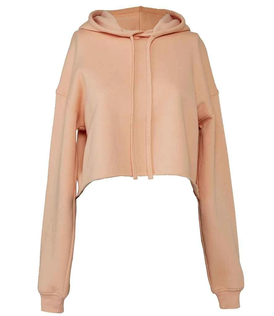 Bella+Canvas Bella Ladies Cropped Hoodie 2 Bella+Canvas Bella Ladies Cropped Hoodie - Image 2