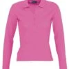 SOL'S Sols Ladies Podium Long Sleeve Cotton Piqué Polo Shirt