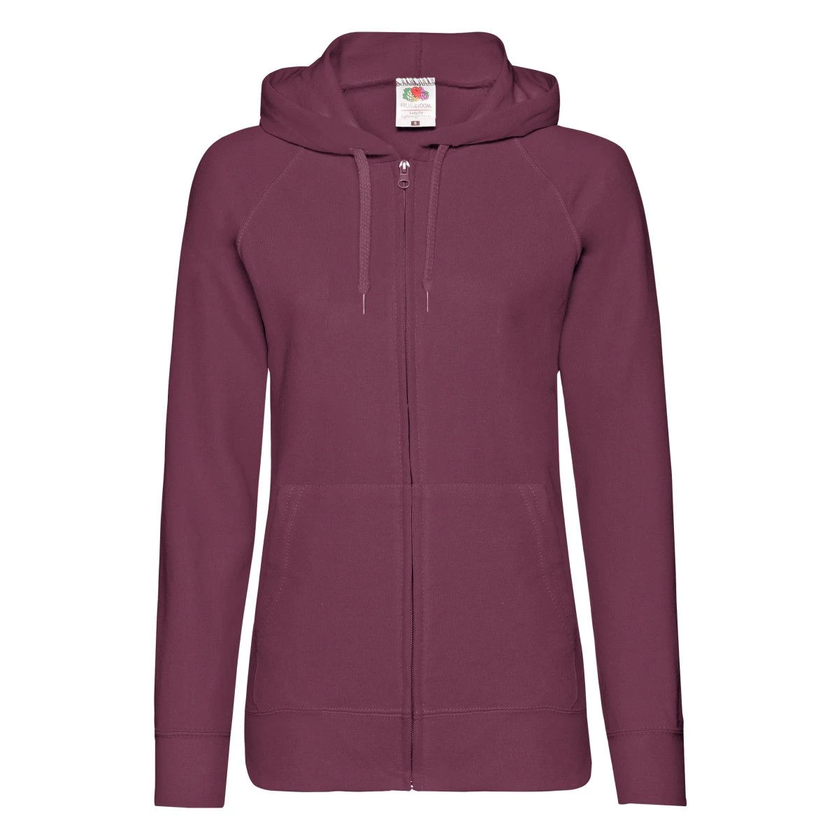Fruit Of The Loom Ladies' Lightweight Hooded Sweat Jacket 5 Fruit Of The Loom Ladies' Lightweight Hooded Sweat Jacket - Image 5