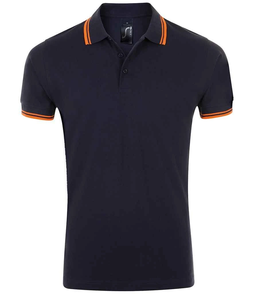 SOL'S Sols Pasadena Tipped Cotton Piqué Polo Shirt 8 SOL'S Sols Pasadena Tipped Cotton Piqué Polo Shirt - Image 8