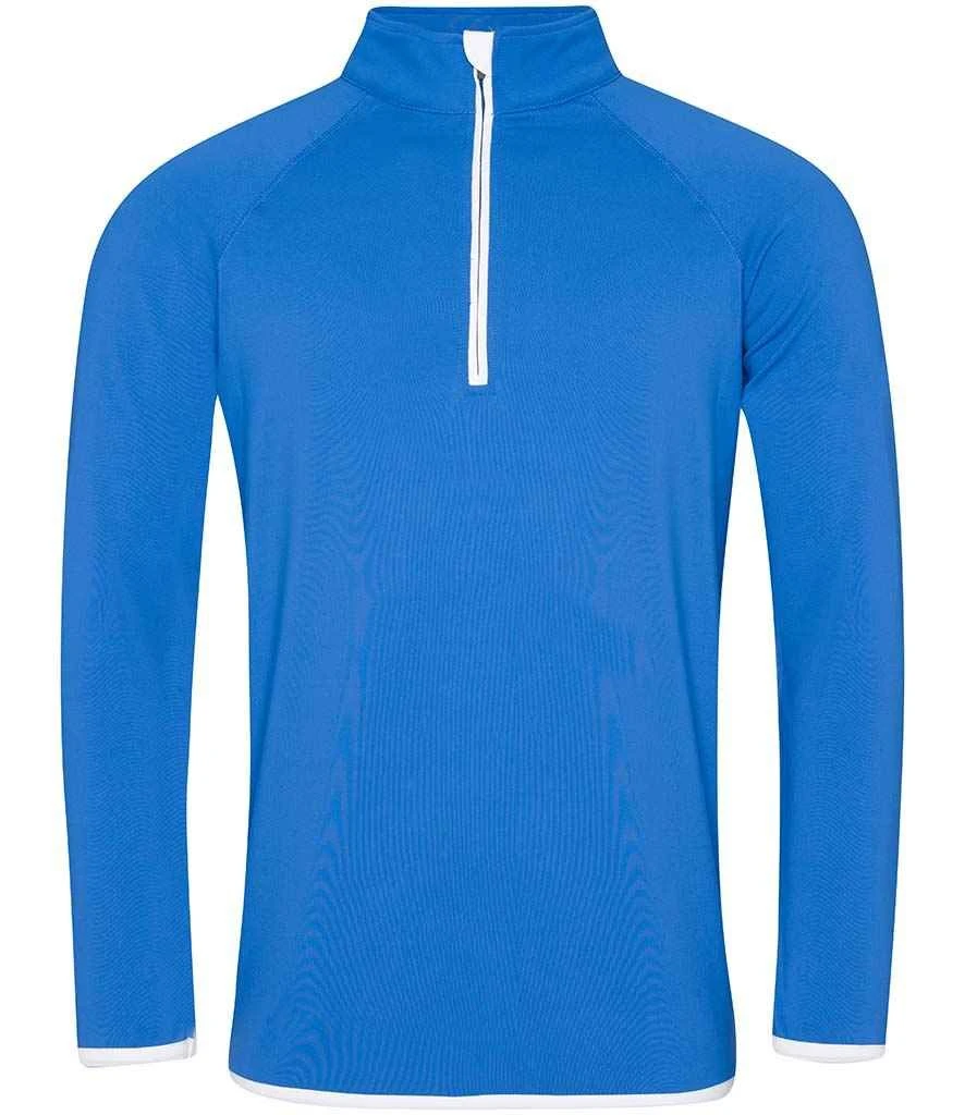 Just Cool Awdis Cool Half Zip Sweat Top 3 Just Cool Awdis Cool Half Zip Sweat Top - Image 3