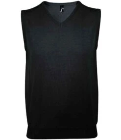 SOL'S Sols Unisex Gentlemen Sleeveless Cotton Acrylic V Neck Sweater