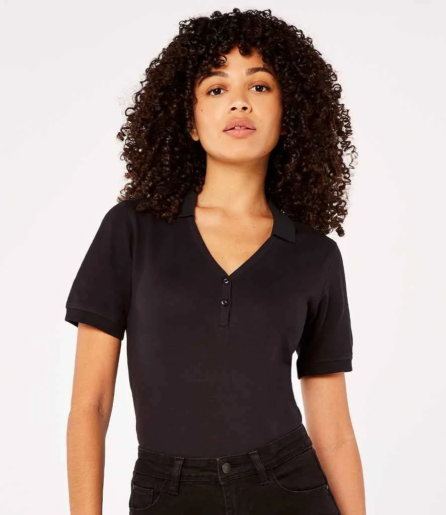 Kustom Kit Regular Fit Comfortec® V-Neck Polo 4 Kustom Kit Regular Fit Comfortec® V-Neck Polo - Image 4