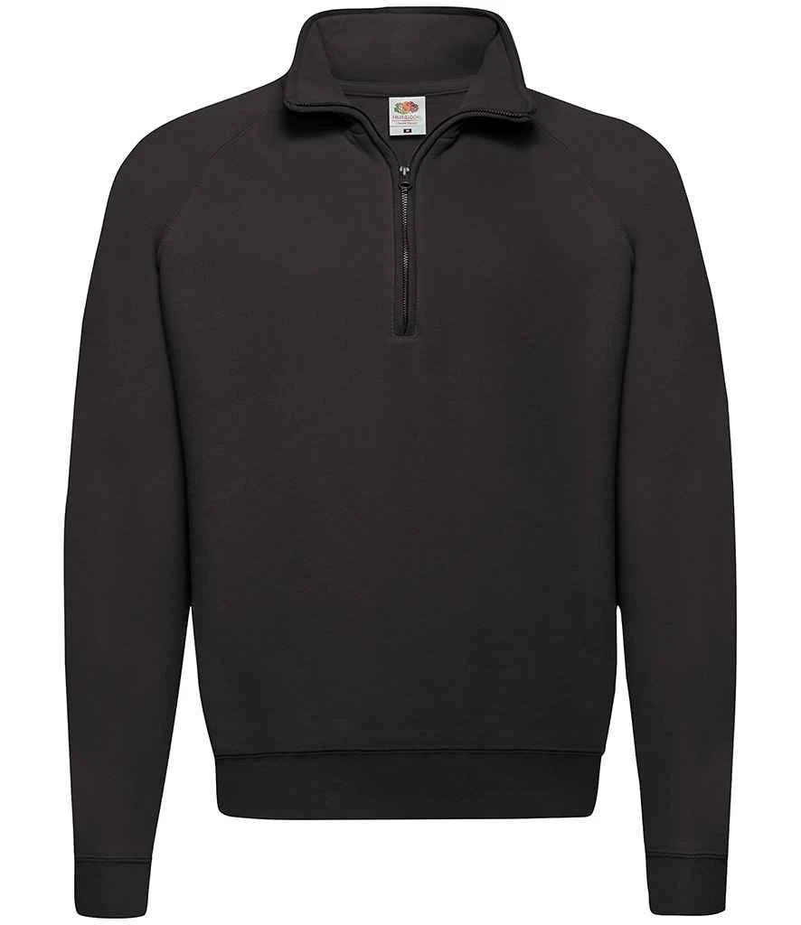 Fruit Of The Loom Mens Classic Zip Neck Sweat 3 Fruit Of The Loom Mens Classic Zip Neck Sweat - Image 3