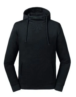 Russell Pure Organic High Collar Hooded Sweat