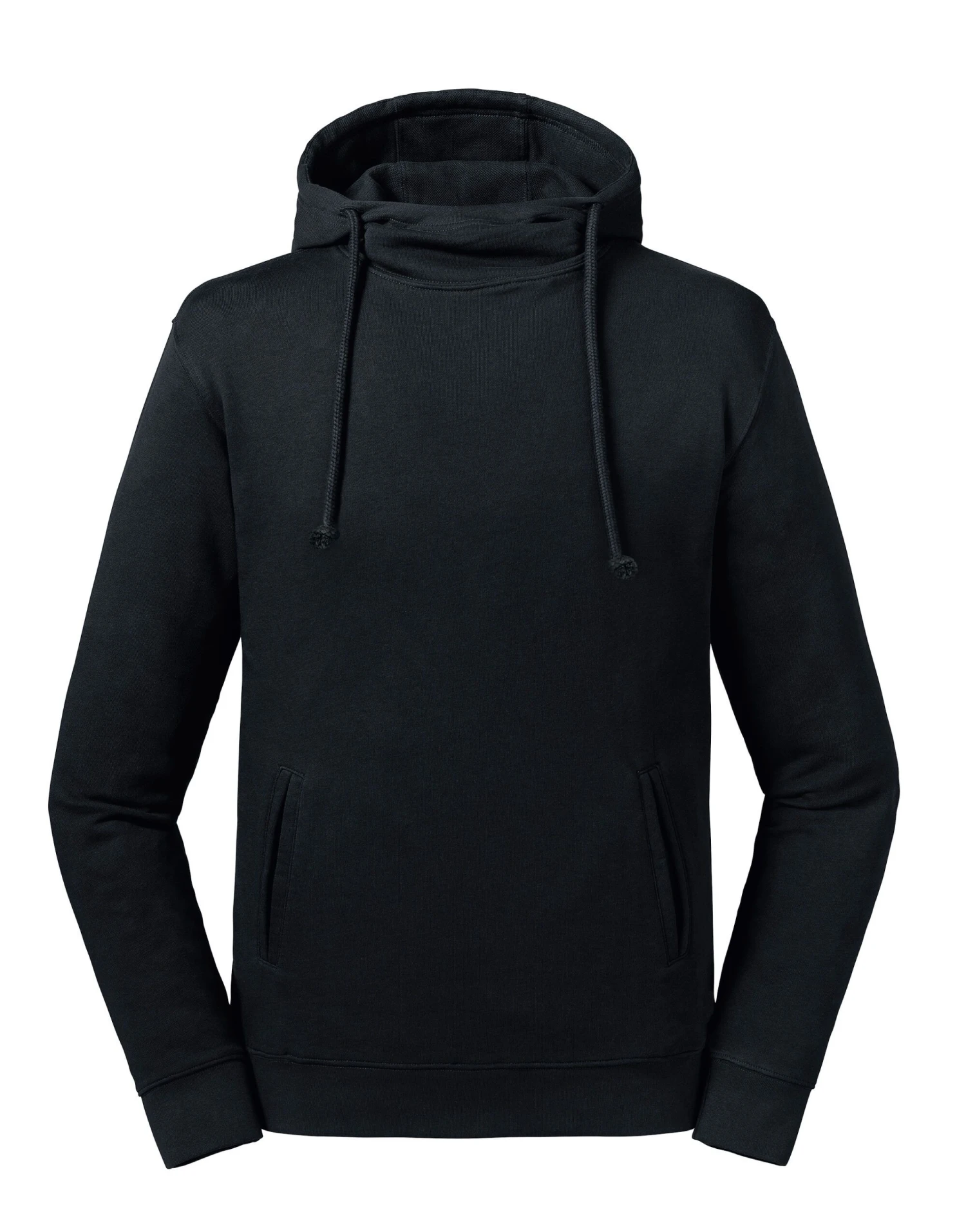 Russell Pure Organic High Collar Hooded Sweat 1 Russell Pure Organic High Collar Hooded Sweat