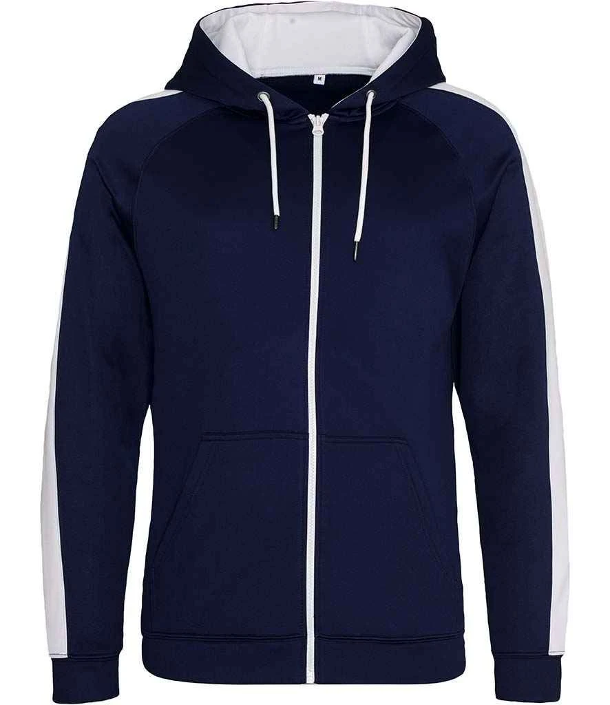 Just Hoods Awdis Contrast Sports Polyester Zoodie 5 Just Hoods Awdis Contrast Sports Polyester Zoodie - Image 5