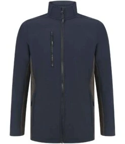 Henbury Unisex Contrast Soft Shell Jacket