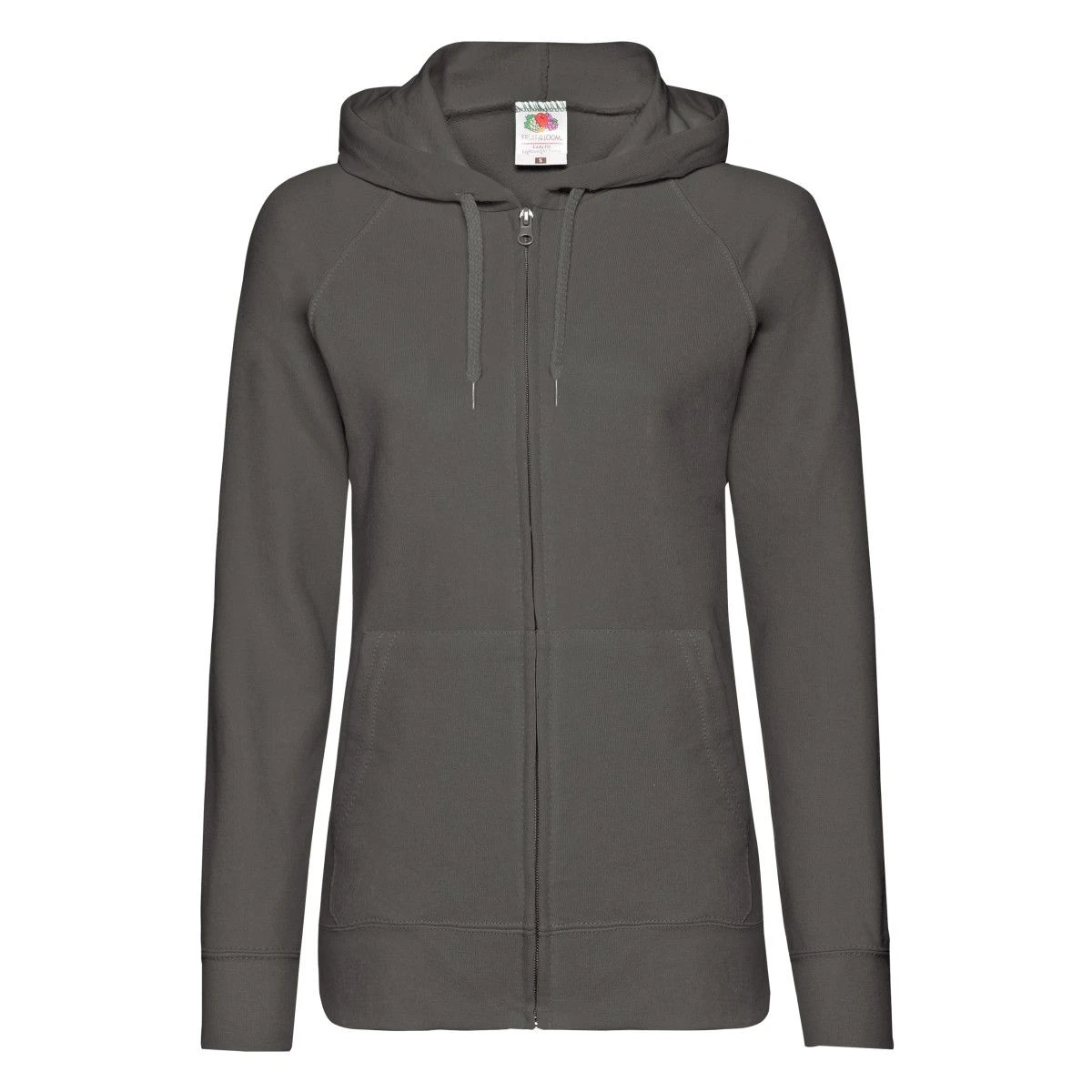 Fruit Of The Loom Ladies' Lightweight Hooded Sweat Jacket 9 Fruit Of The Loom Ladies' Lightweight Hooded Sweat Jacket - Image 9