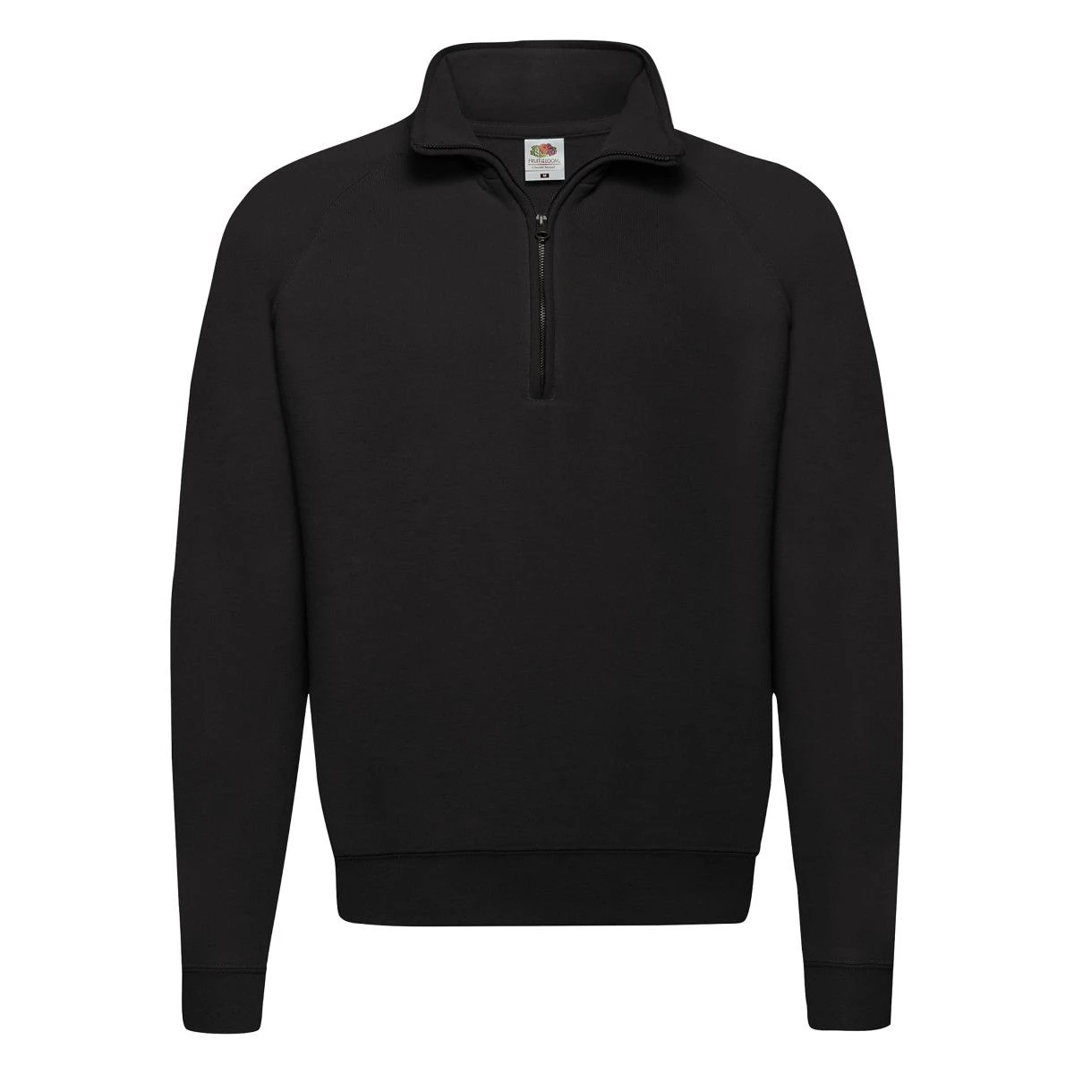 Fruit Of The Loom Mens Classic Zip Neck Sweat 2 Fruit Of The Loom Mens Classic Zip Neck Sweat - Image 2