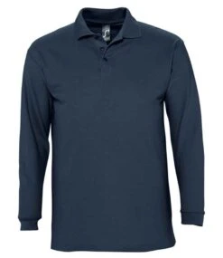 SOL'S Sols Winter Ii Long Sleeve Cotton Piqué Polo Shirt
