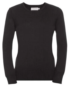 Russell Collection Ladies' Crew Neck Knitted Pullover