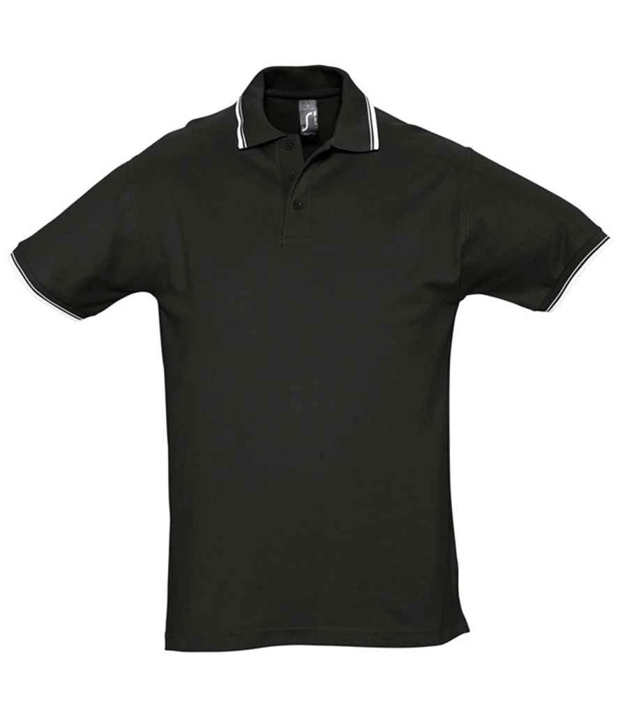SOL'S Sols Practice Tipped Cotton Piqué Polo Shirt 1 SOL'S Sols Practice Tipped Cotton Piqué Polo Shirt