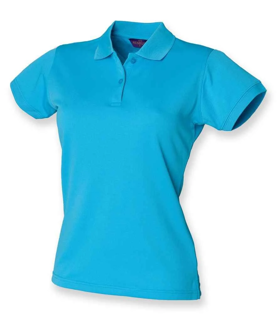 Henbury Ladies Coolplus Wicking Piqué Polo Shirt 20 Henbury Ladies Coolplus Wicking Piqué Polo Shirt - Image 20