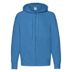 Fruit Of The Loom Mens Lightweight Hooded Sweat Jacket