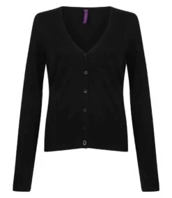 Henbury Ladies Lightweight V Neck Cardigan