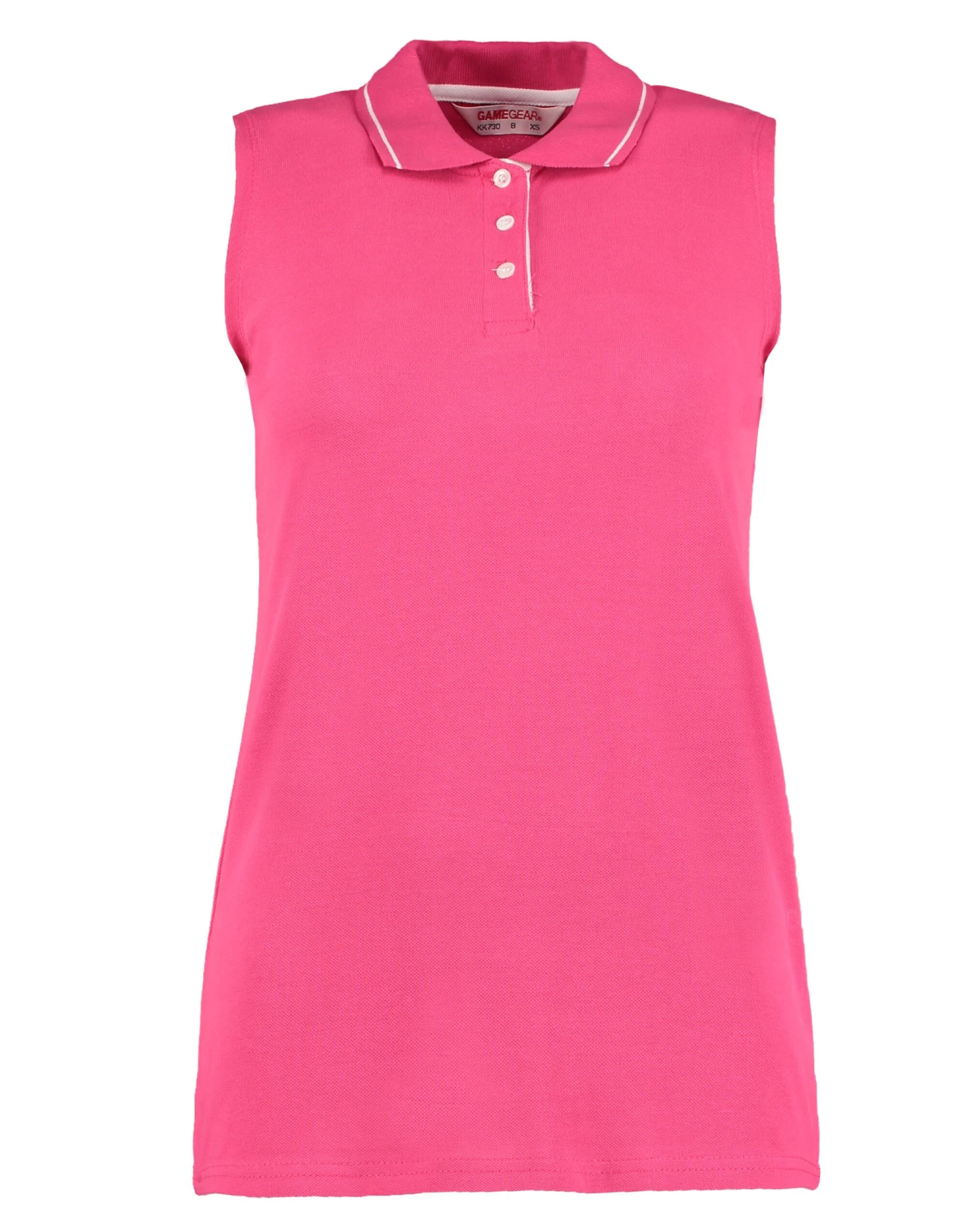 Kustom Kit Classic Fit Sleeveless Polo 5 Kustom Kit Classic Fit Sleeveless Polo - Image 5