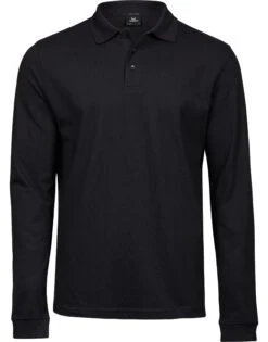Tee Jays Mens Luxury Long Sleeve Stretch Polo