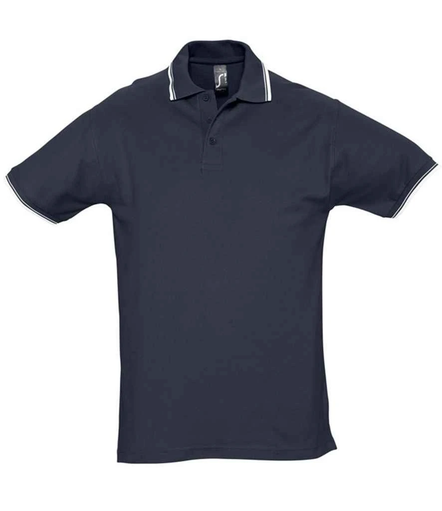 SOL'S Sols Practice Tipped Cotton Piqué Polo Shirt 3 SOL'S Sols Practice Tipped Cotton Piqué Polo Shirt - Image 3