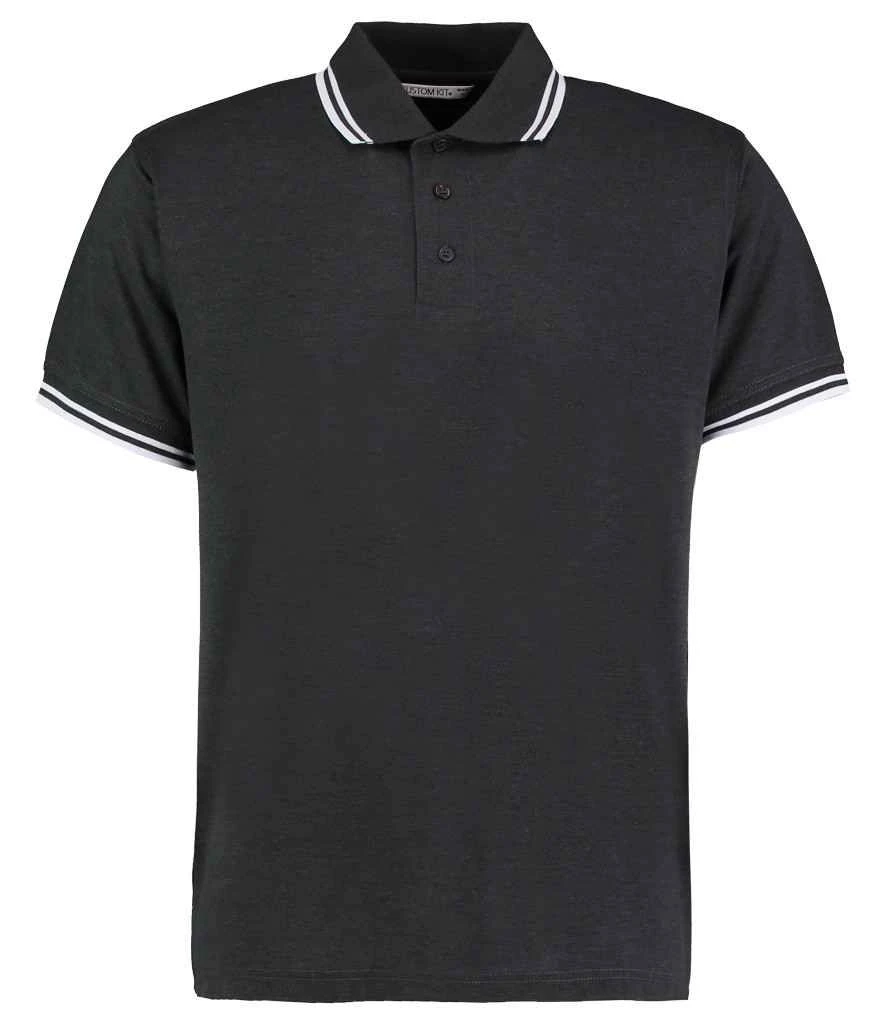 Kustom Kit Classic Fit Tipped Collar Polo 13 Kustom Kit Classic Fit Tipped Collar Polo - Image 13
