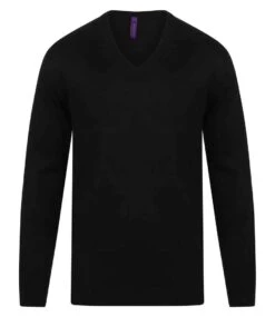 Henbury Acrylic V Neck Sweater
