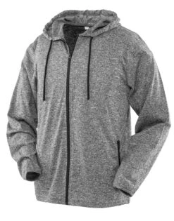 SPIRO FITNESS Mens Hooded Tee-Jacket