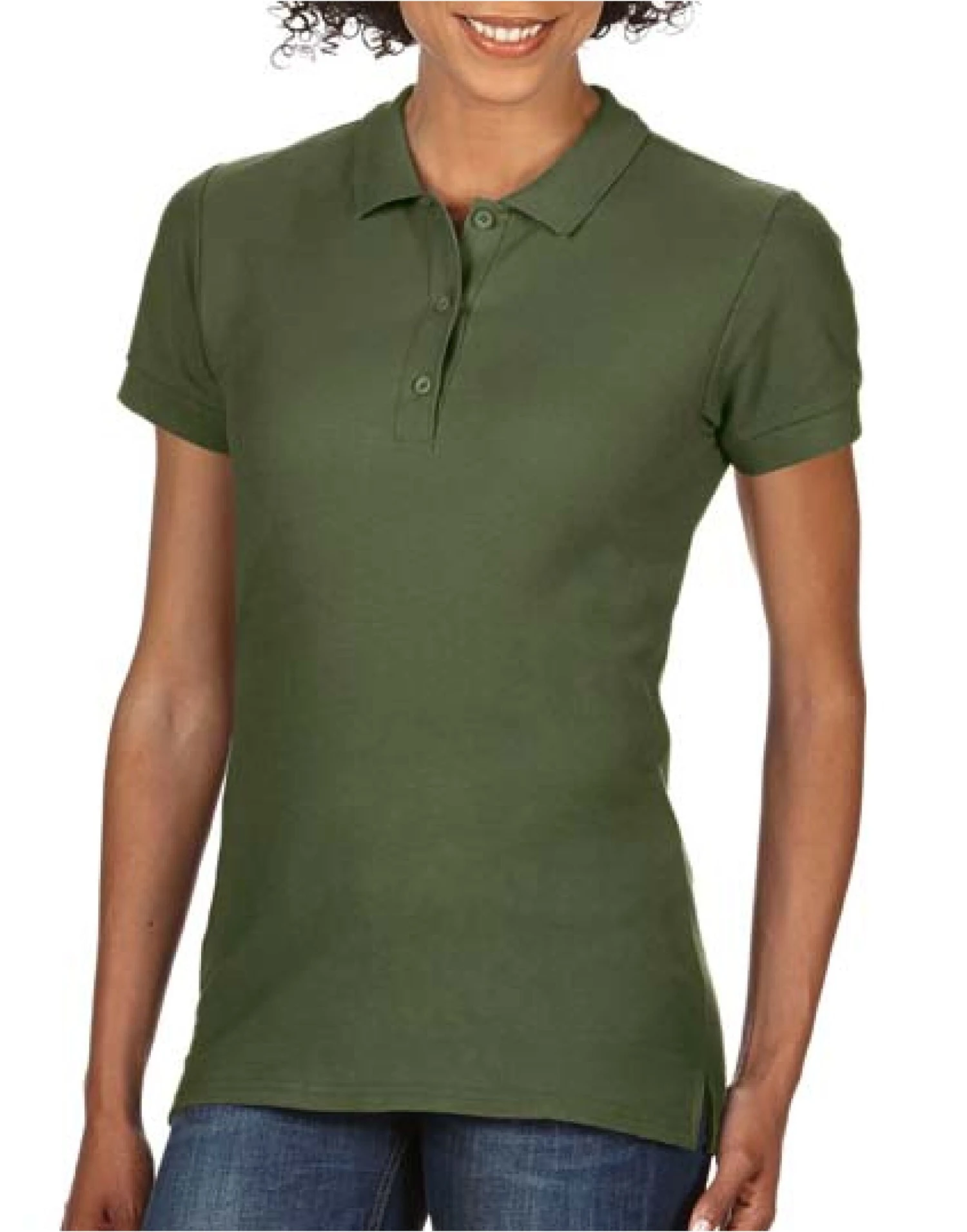 Gildan Premium Cotton® Ladies' Double Piqué Polo 5 Gildan Premium Cotton® Ladies' Double Piqué Polo - Image 5