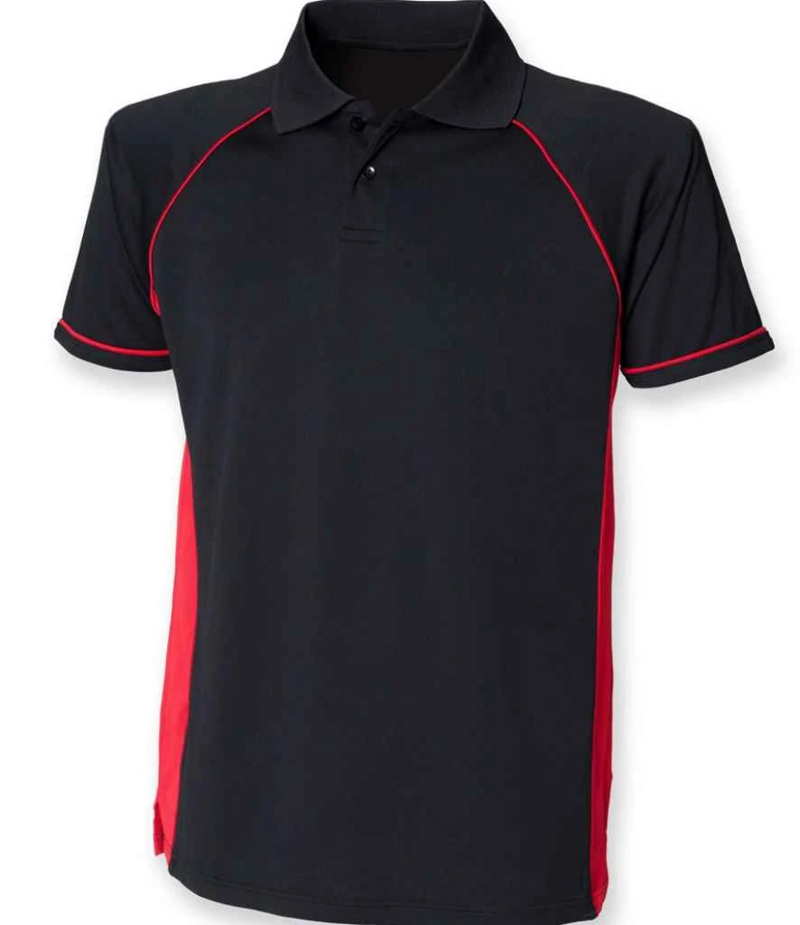 Finden + Hales Performance Panel Polo Shirt 1 Finden + Hales Performance Panel Polo Shirt