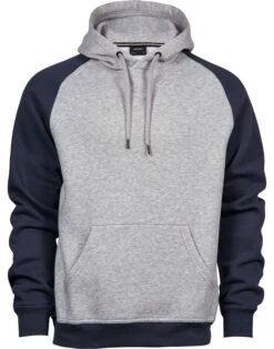 Tee Jays Mens Two-Tone Hooded Sweatshirt