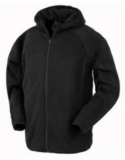 Result Genuine Recycled Recycled Unisex Hooded Microfleece Jacket