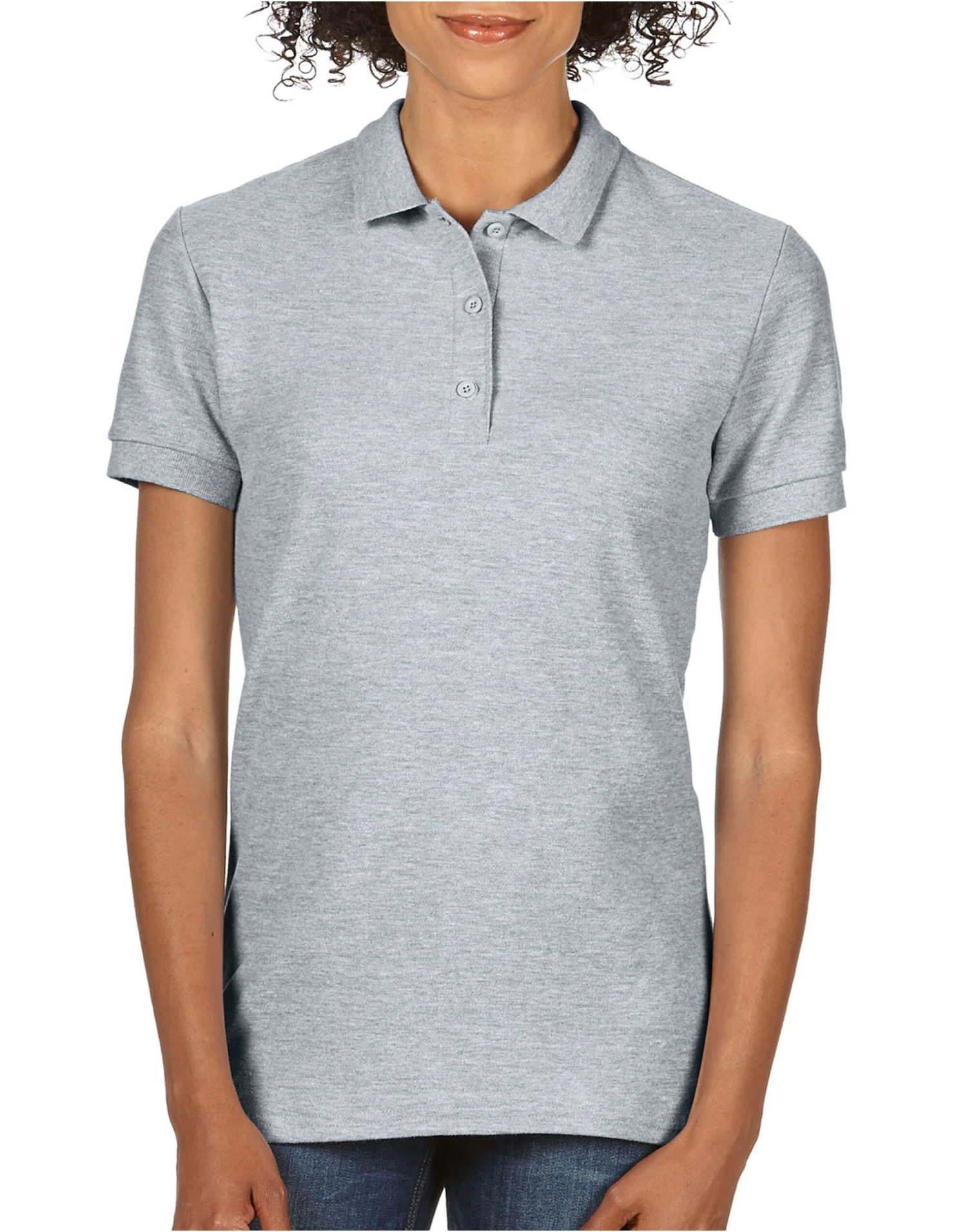 Gildan Premium Cotton® Ladies' Double Piqué Polo 3 Gildan Premium Cotton® Ladies' Double Piqué Polo - Image 3