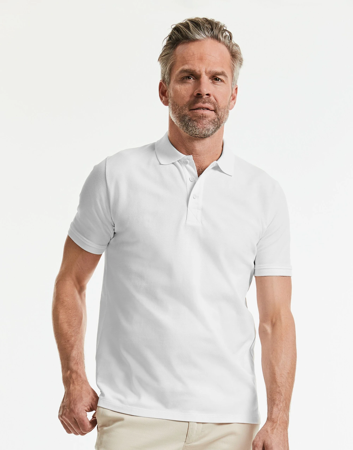 Russell Pure Organic Mens Polo 4 Russell Pure Organic Mens Polo - Image 4