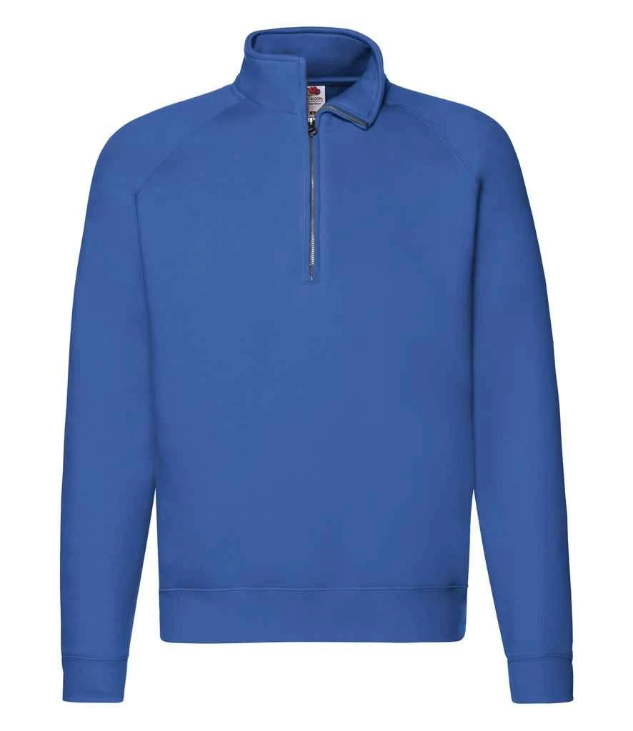 Fruit Of The Loom Mens Premium Zip Neck Sweat 14 Fruit Of The Loom Mens Premium Zip Neck Sweat - Image 14
